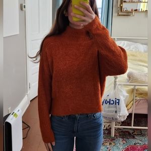 XS Topshop Burnt Orange / Copper Sweater